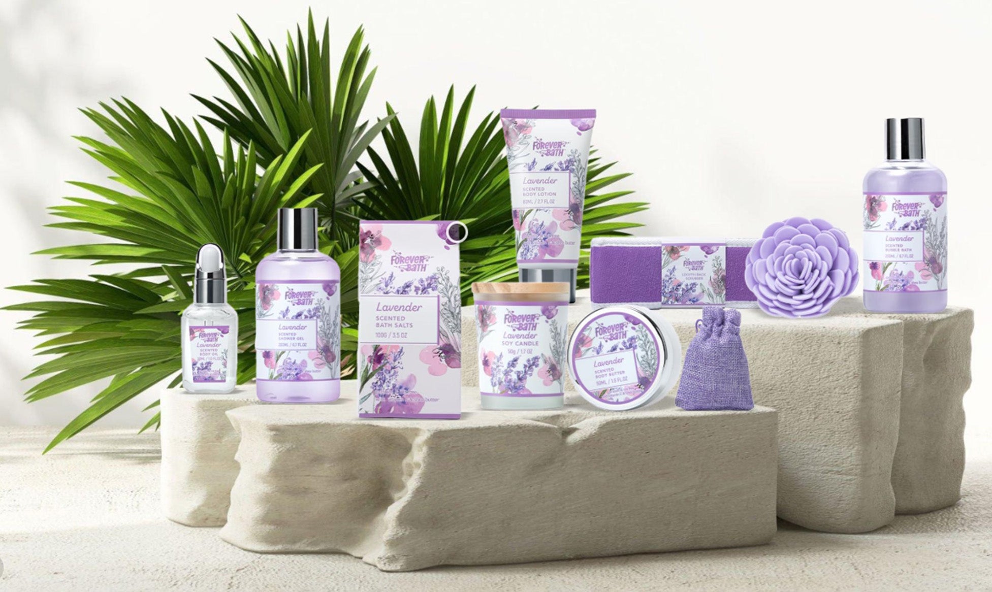 Lavender Spa Gift Basket