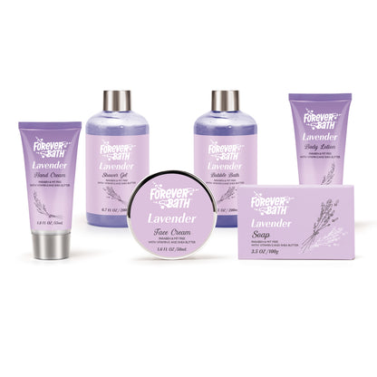 Forever Bath Lavender Spa Gift – Spa Set for Women