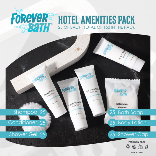 Forever Bath Hotel Toiletries & Guest Amenities Bundle