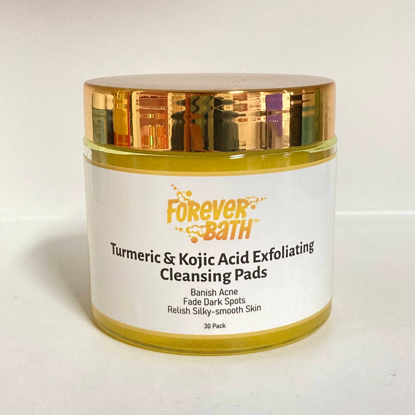 Forever Bath Turmeric & Kojic Acid Exfoliating Cleansing Pads